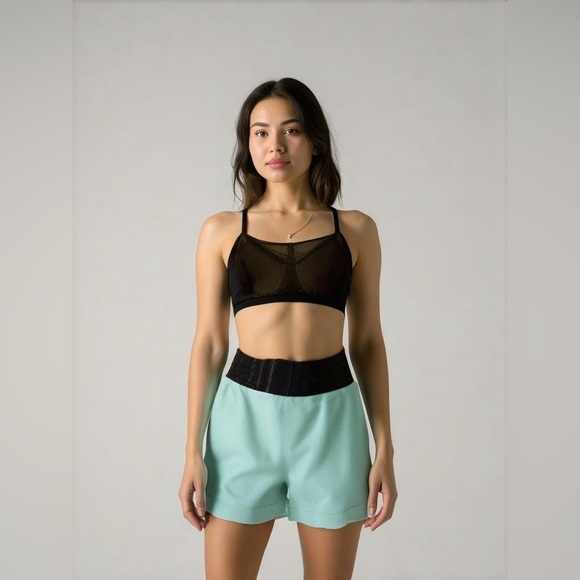 Free People Movement Bike Ribbed Seamless Shorts - Picture 1 of 7